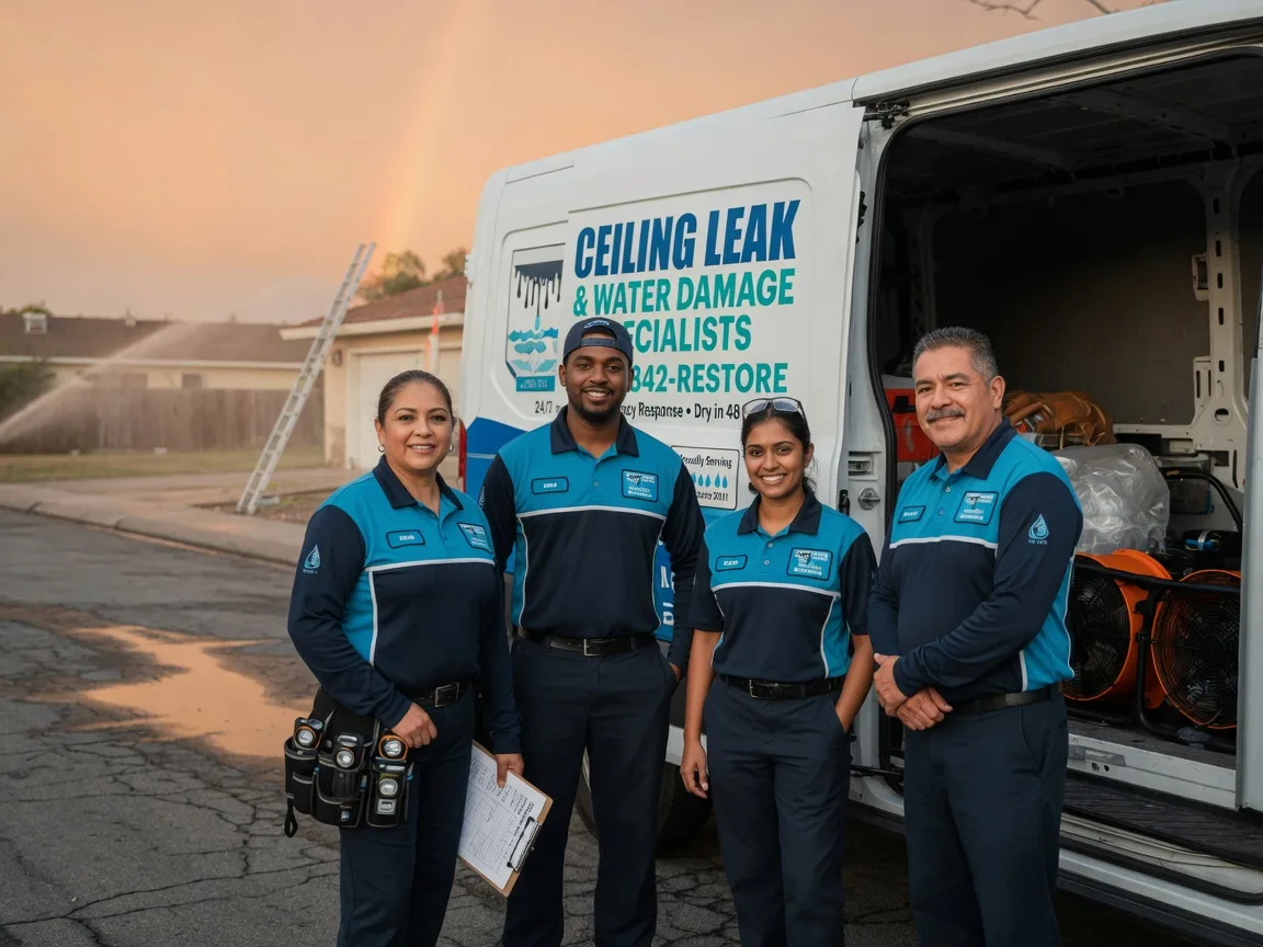 Ceiling Leak Cleanup company in Holabird, SD