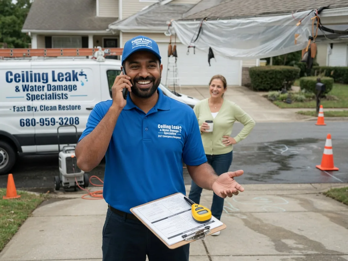 Ceiling Leak Cleanup Holabird, SD FAQs